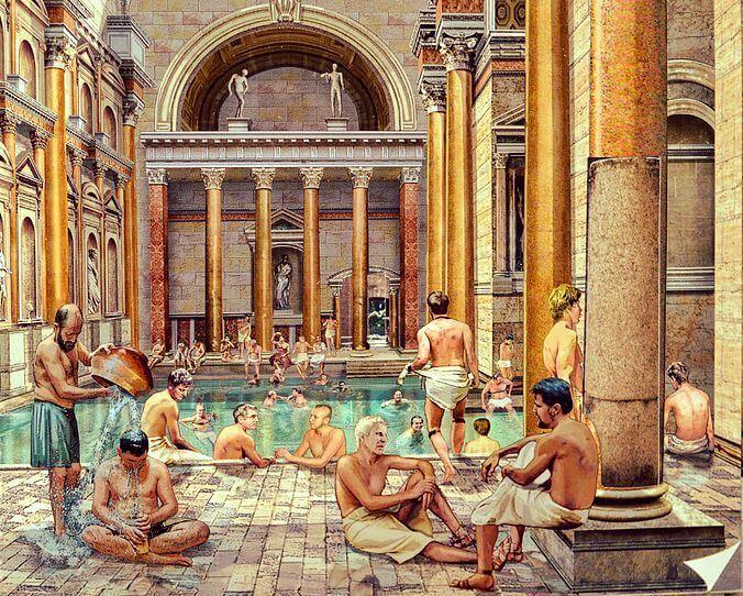 Roman bath house