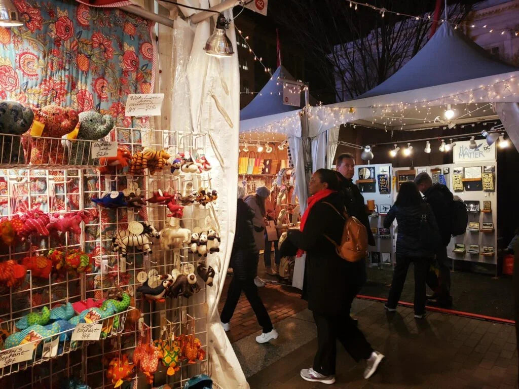 Westbard Square Bethesa Holiday Market by URBNmarket