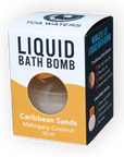 Caribbean Sands Liquid Bath Bomb - Mahogany Coconut