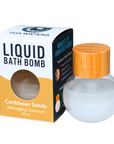 Caribbean Sands Liquid Bath Bomb - Mahogany Coconut