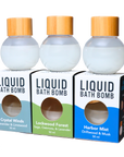 Earth, Wind, and Water Liquid Bath Bomb Series