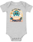 Just a Little Soak Monster Baby short sleeve one piece - TOA Waters