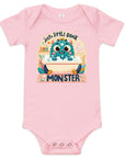 Just a Little Soak Monster Baby short sleeve one piece - TOA Waters