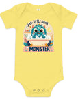 Just a Little Soak Monster Baby short sleeve one piece - TOA Waters