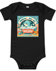 Making Waves Before Bedtime Baby short sleeve one piece - TOA Waters