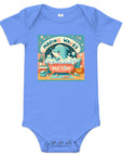 Making Waves Before Bedtime Baby short sleeve one piece - TOA Waters