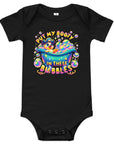 Put My Booty in these Bubbles Baby short sleeve one piece - TOA Waters
