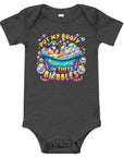 Put My Booty in these Bubbles Baby short sleeve one piece - TOA Waters