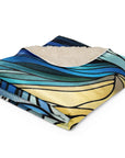 River Whisper Sherpa Blanket - TOA Waters