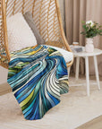 River Whisper Sherpa Blanket - TOA Waters