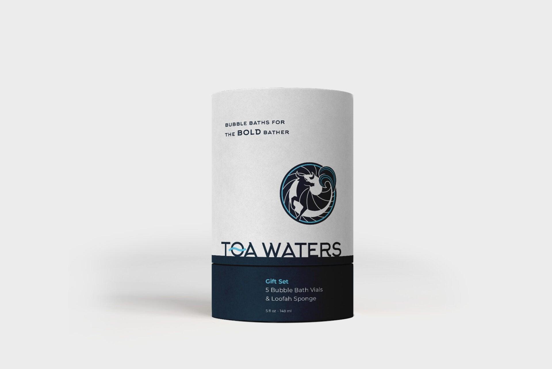Mock Design of TOA Waters Bubble Bath Mini Gift Set
