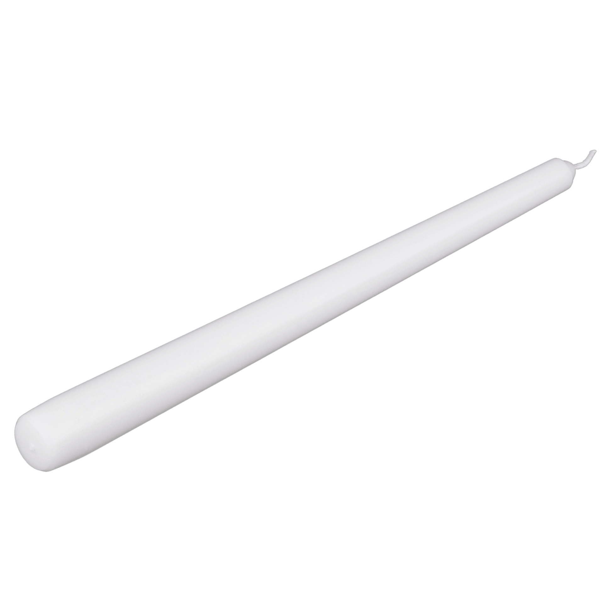 10" White Premium Taper Candles | 12 Pack - TOA Waters