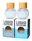 Crisp and Calm Liquid Bath Bomb Duo
