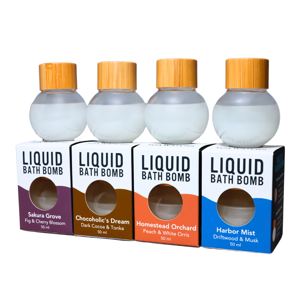 The Four Enchantments Liquid Bath Bomb Series