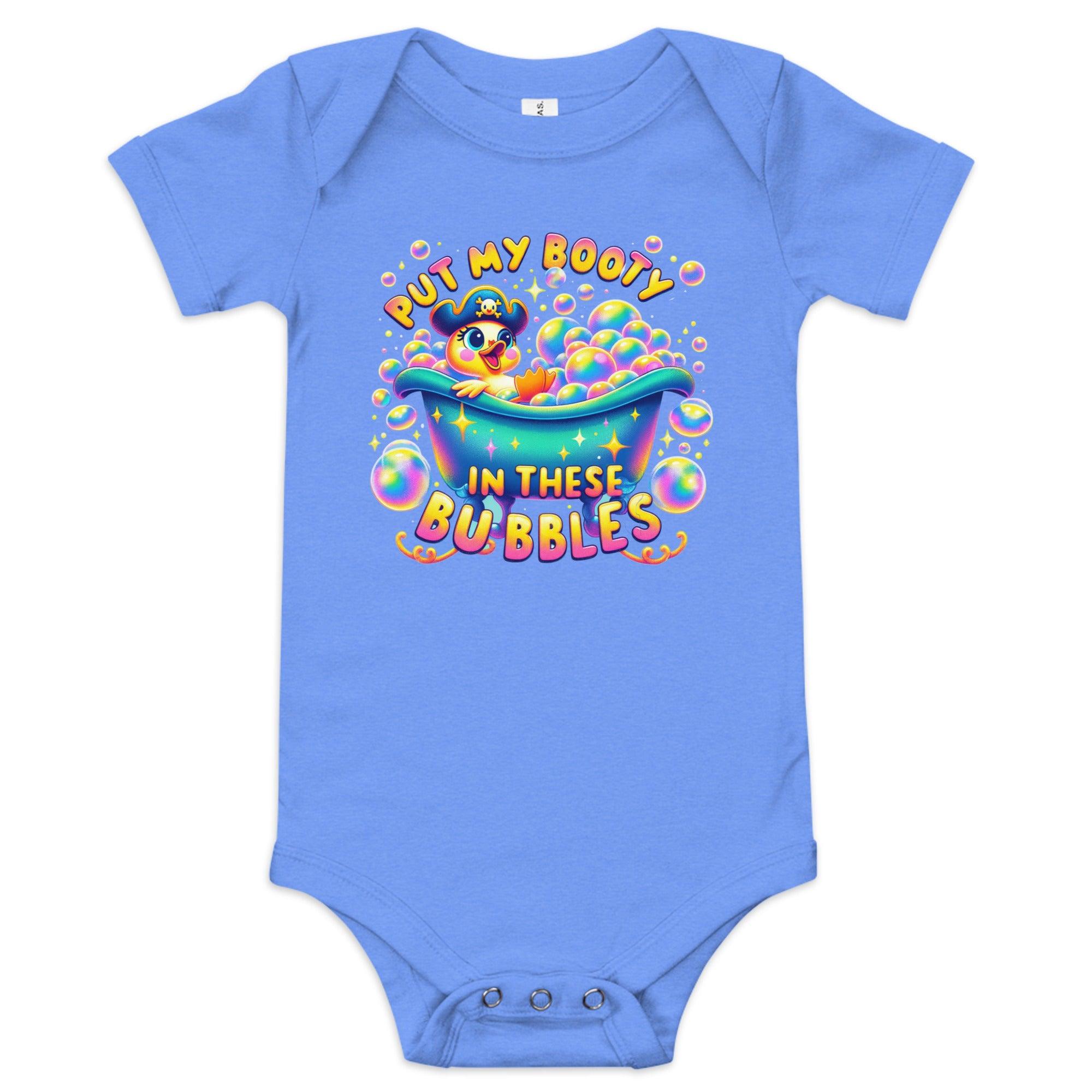 Put My Booty in these Bubbles Baby short sleeve one piece - TOA Waters