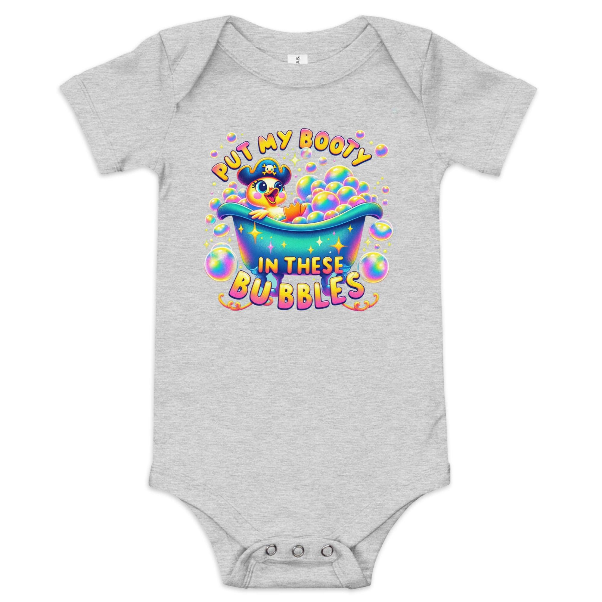 Put My Booty in these Bubbles Baby short sleeve one piece - TOA Waters