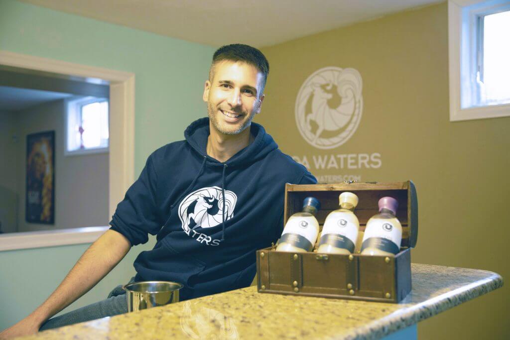 Javier Folgar, Founder of TOA Waters premium bubble bath company
